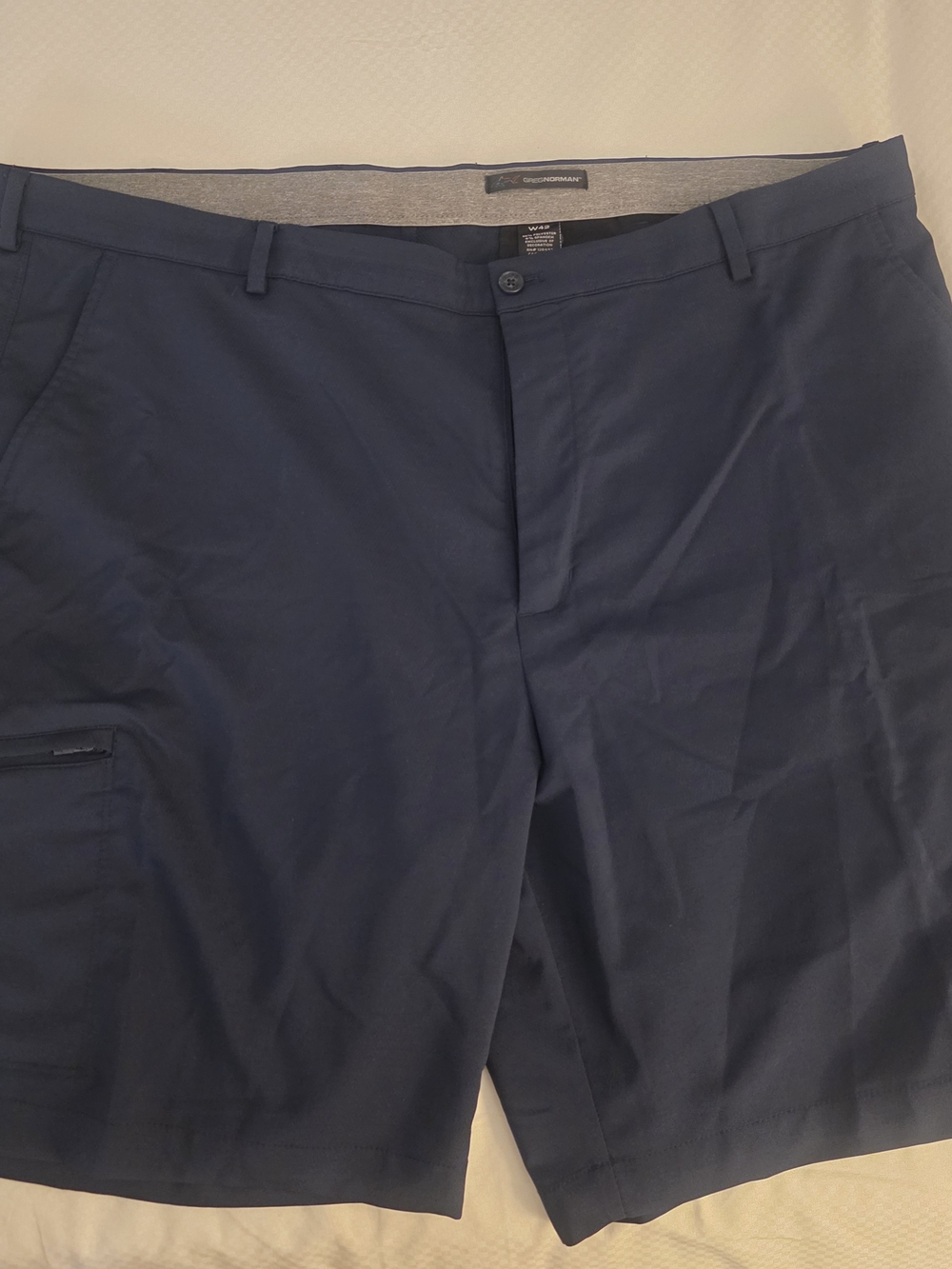 Greg Norman Collection Navy Tech Utility Performance Hybrid Golf Shorts